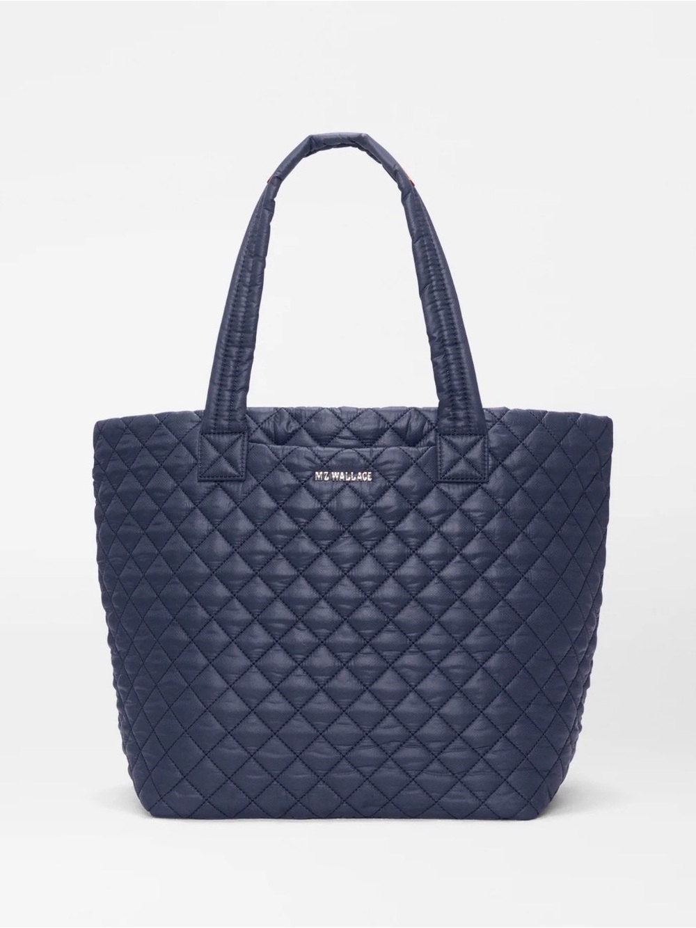 MZ Wallace Quilted Tote in Navy